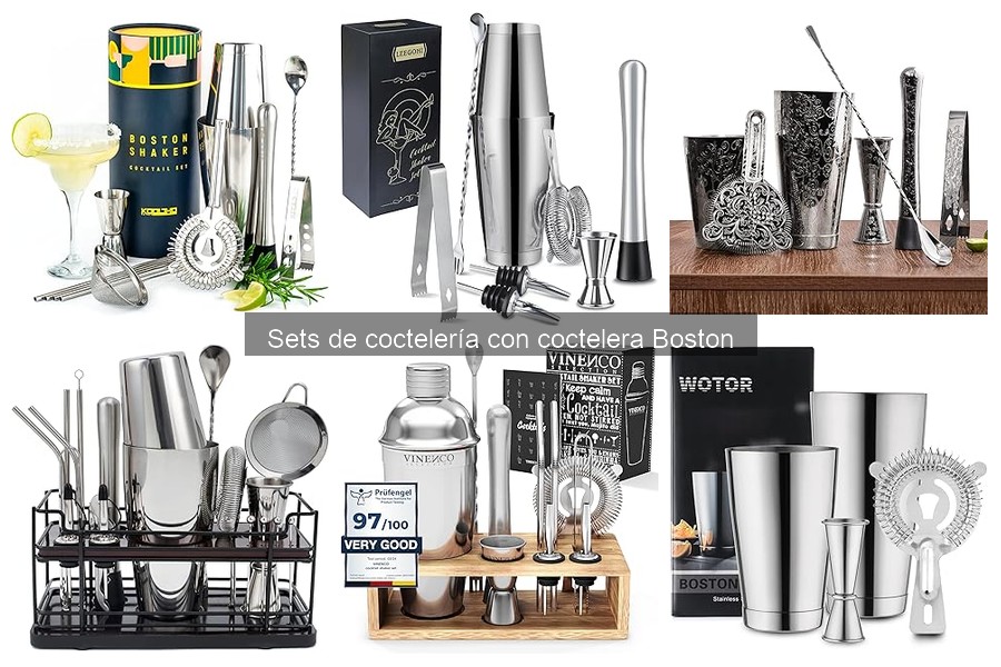 Dónde comprar un set de coctelería con coctelera Boston