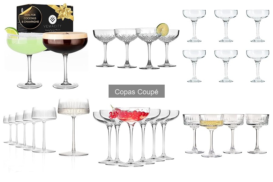 El Diseño de Copas Coupé y su Impacto en Cocktails