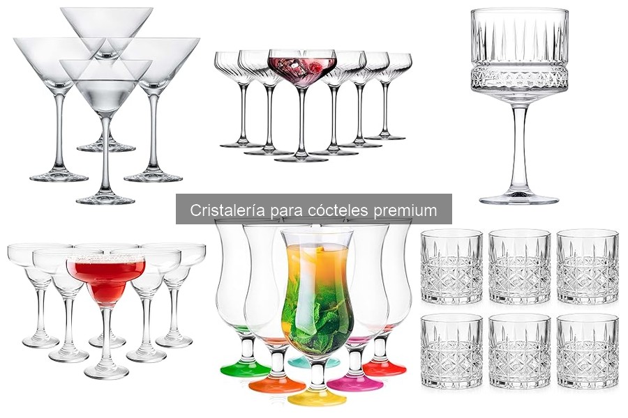 El tamaño ideal de cristalería para cada cóctel