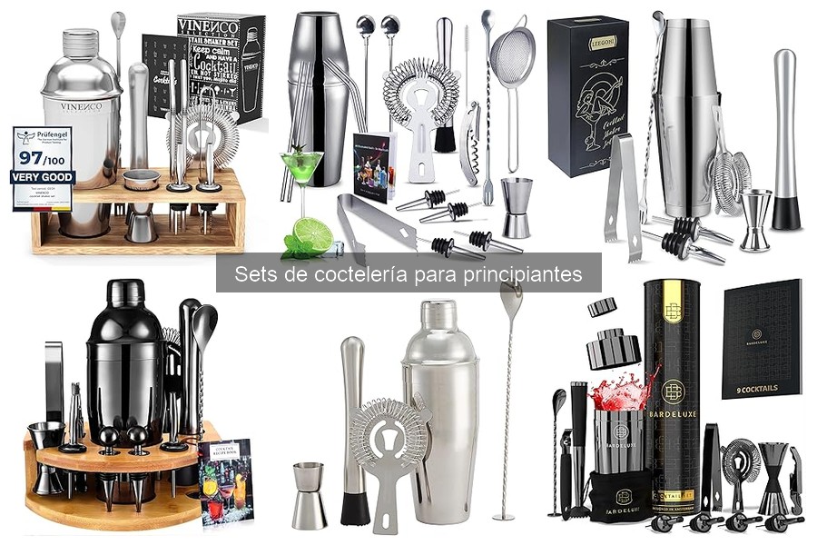 Elementos esenciales de un set de coctelería para principiantes