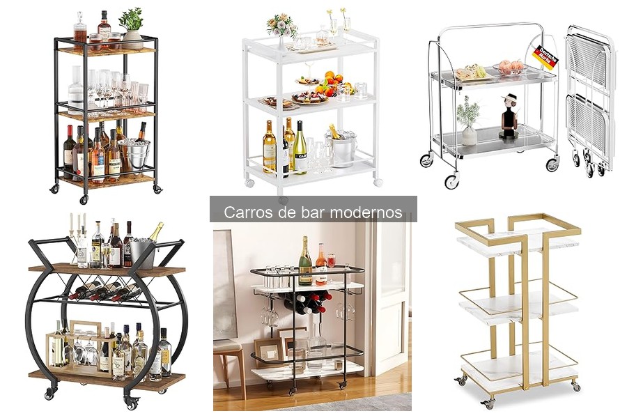 Elige el carro de bar perfecto para tu estilo decorativo