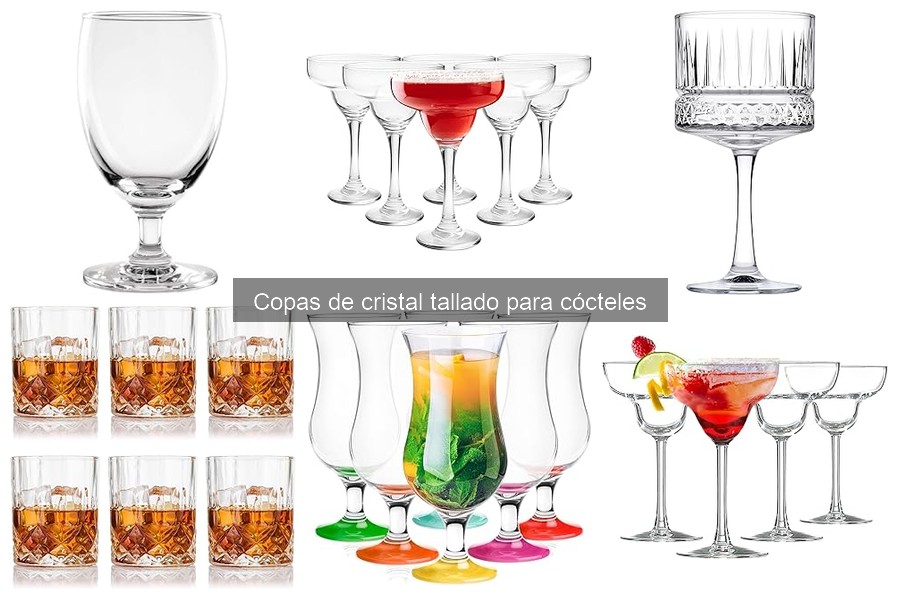 Elige las mejores copas de cristal tallado para ocasiones especiales