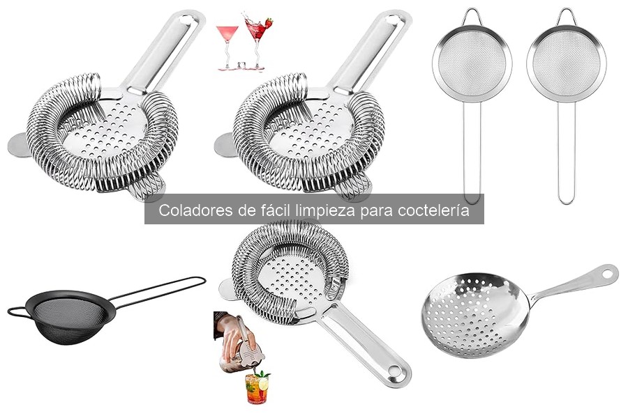 Errores comunes al elegir coladores de fácil limpieza para cocteles