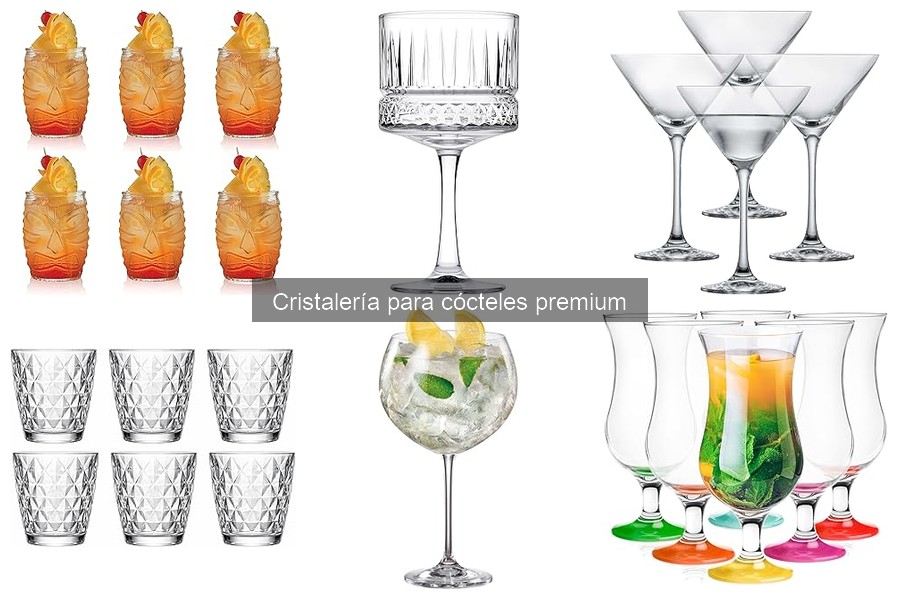 Errores comunes al elegir cristalería para cócteles premium