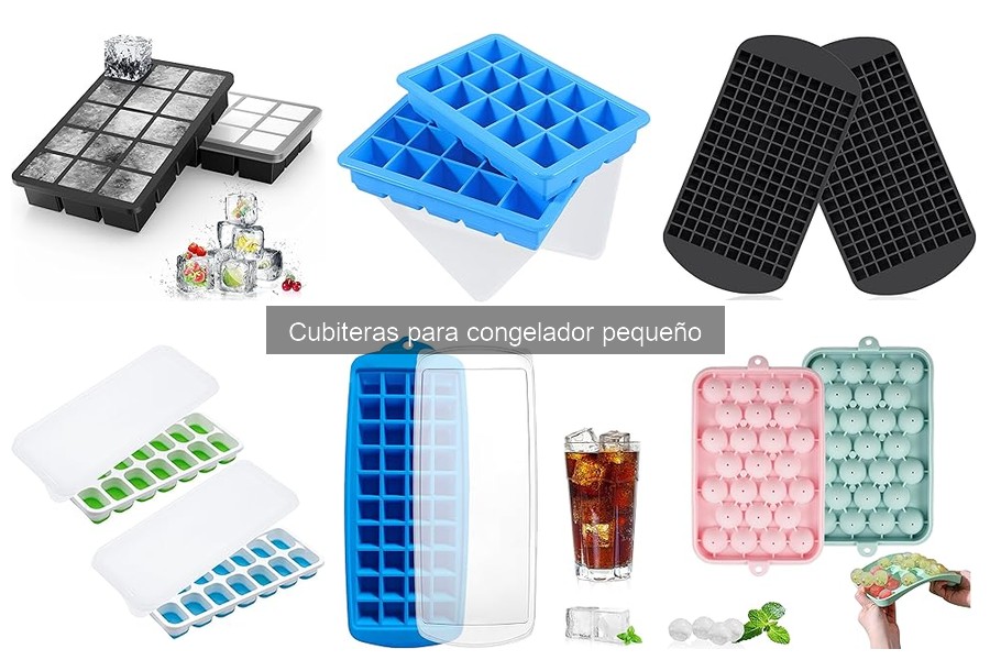 Errores comunes al elegir cubiteras para congelador pequeño