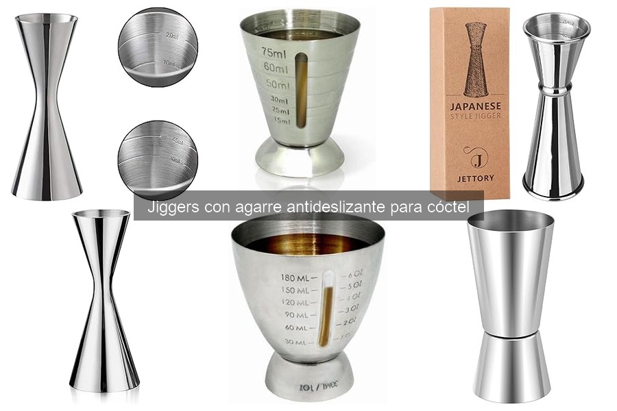 Errores comunes al usar jiggers antideslizantes para cócteles