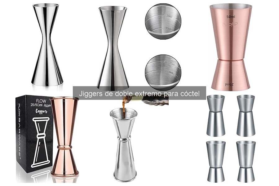 Errores comunes al usar jiggers de doble extremo en cocteles