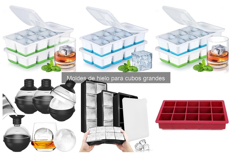 Errores comunes al usar moldes de hielo para cubos grandes