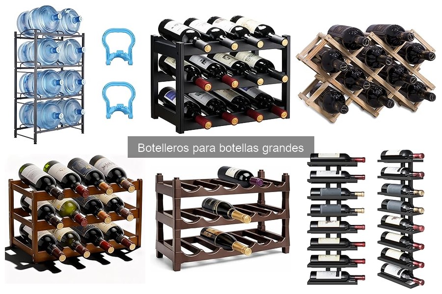 Errores comunes al usar un botellero para botellas grandes