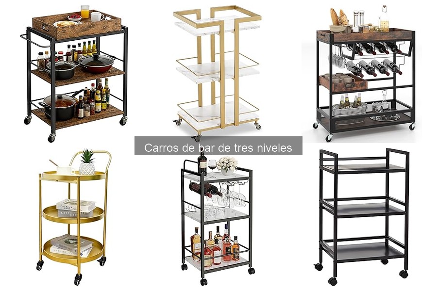 Errores comunes al usar un carro de bar de tres niveles