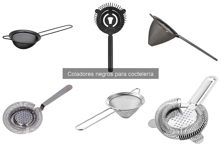 Errores comunes con coladores negros para coctelería