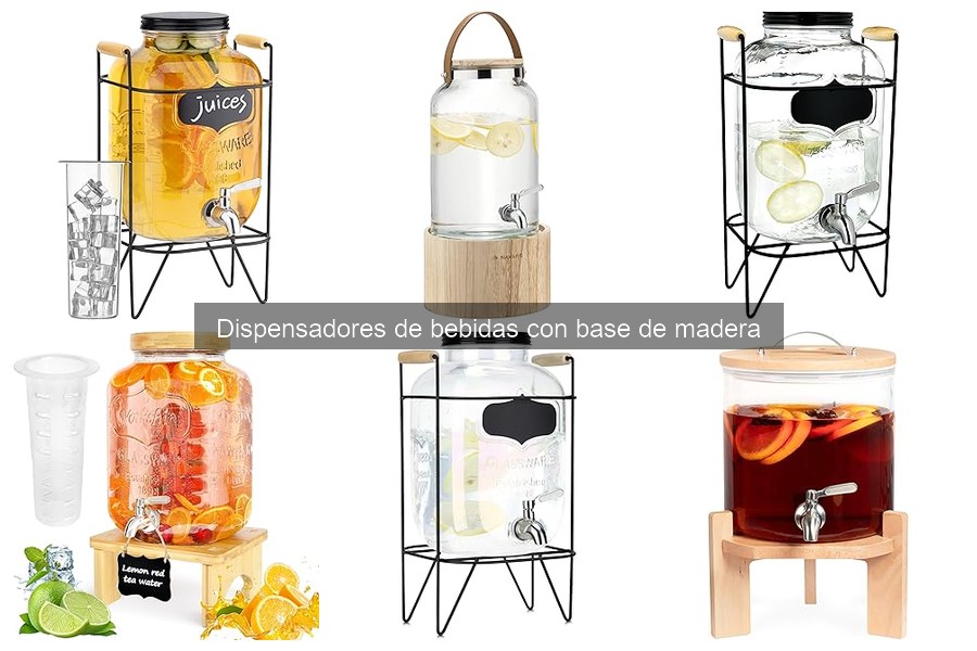 ¿Es seguro usar un dispensador de madera para bebidas calientes?