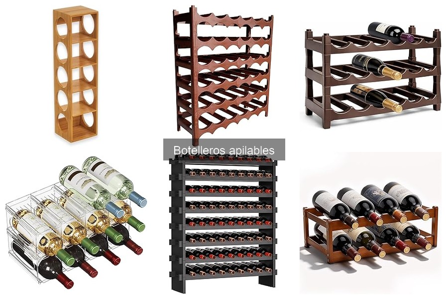 Estilos de Botelleros Apilables para Decorar Tu Hogar