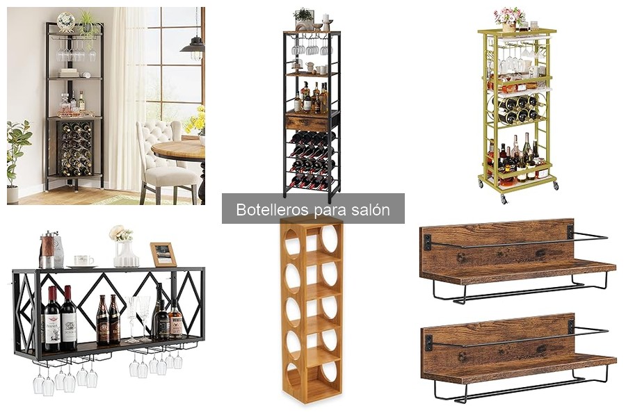 Estilos de Botelleros para Decorar tu Salón con Estilo