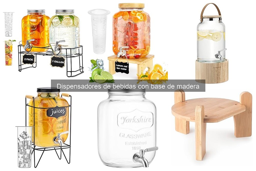 Estilos de dispensadores de bebidas de madera para tu hogar