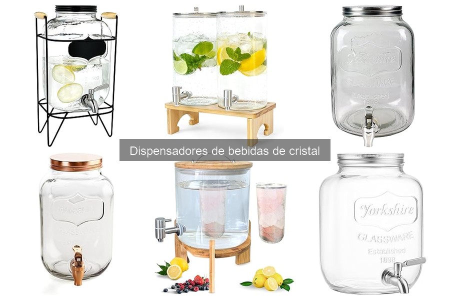 Estilos y Diseños de Dispensadores de Bebidas de Cristal