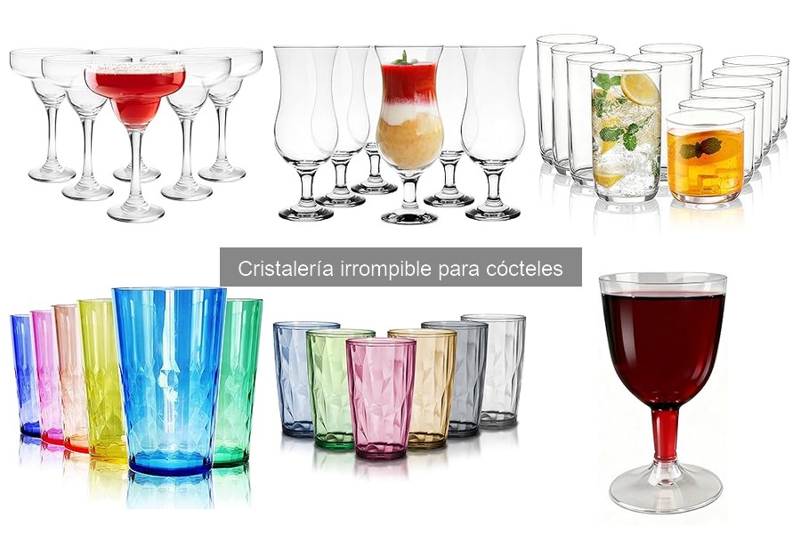 Experiencias con Cristalería Irrompible para Cócteles en Casa