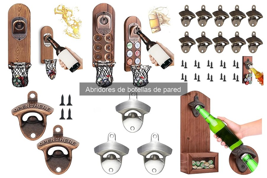 Guía de compra: Abridores de botellas de pared