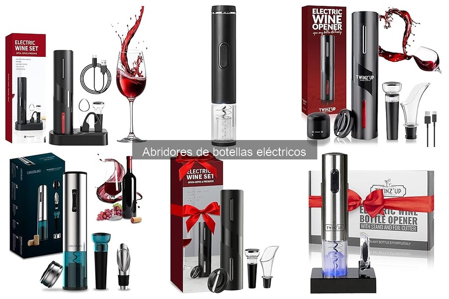 Guía de compra: abridores de botellas eléctricos