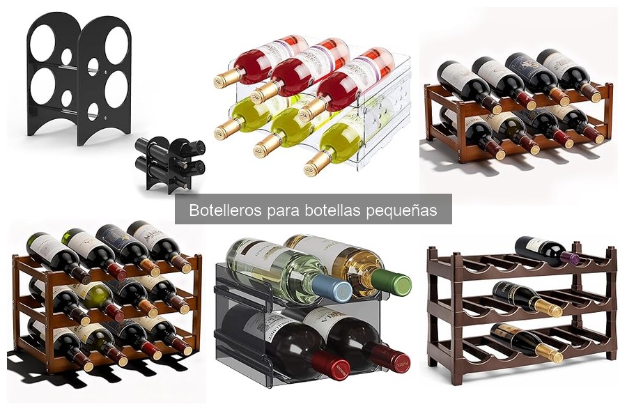 Guía de compra de botelleros para botellas pequeñas