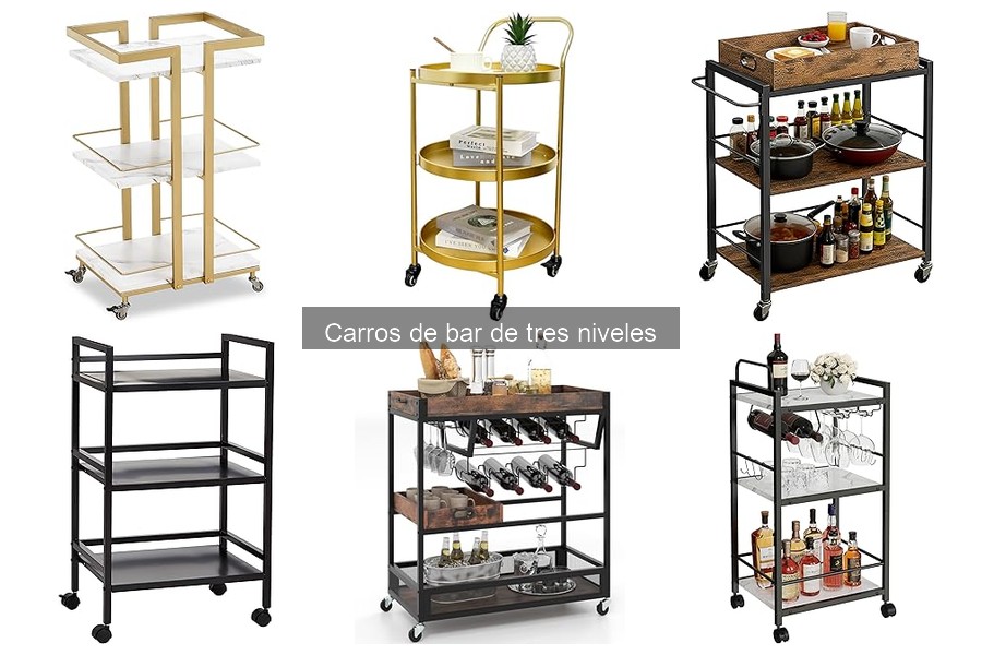 Guía de compra de carros de bar de tres niveles en 2023