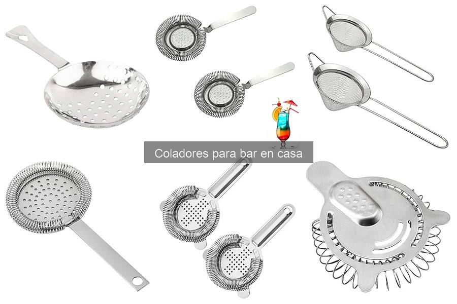 Guía de compra de coladores para bar en casa