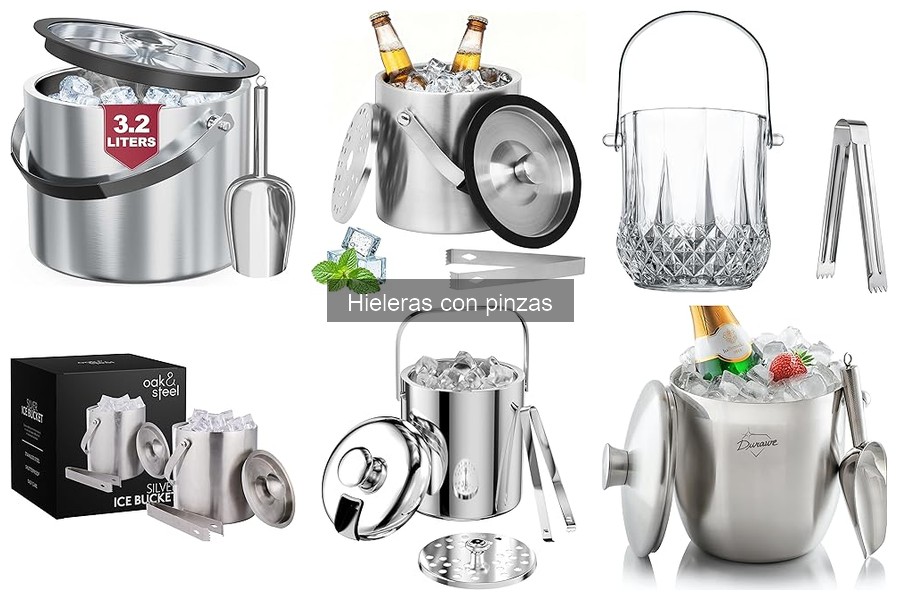 Guía de compra de hieleras con pinzas para tu bar en casa