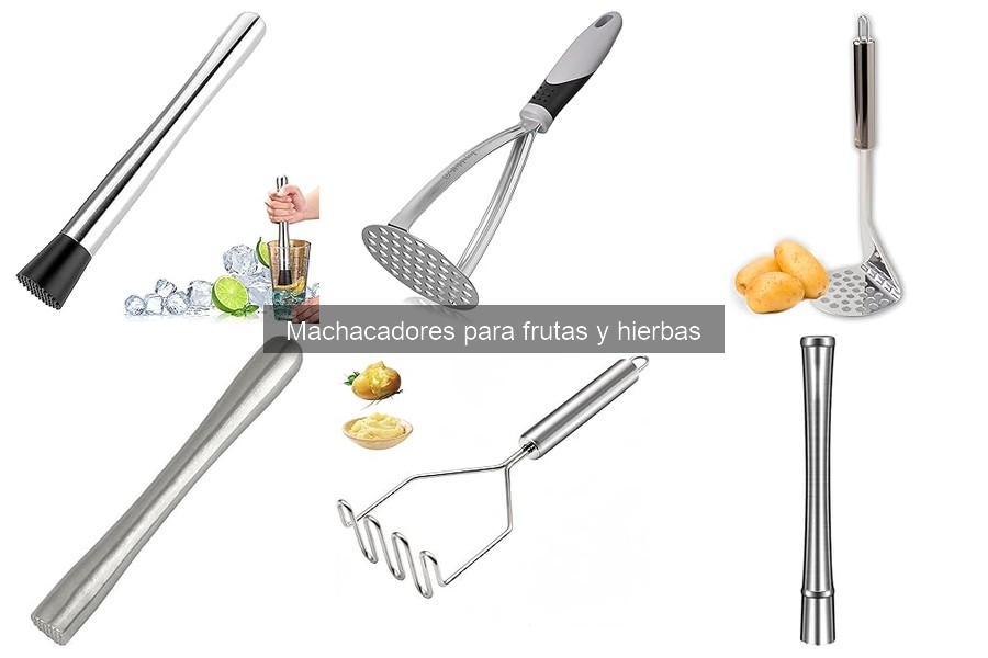 Guía de compra de machacadores para frutas y hierbas