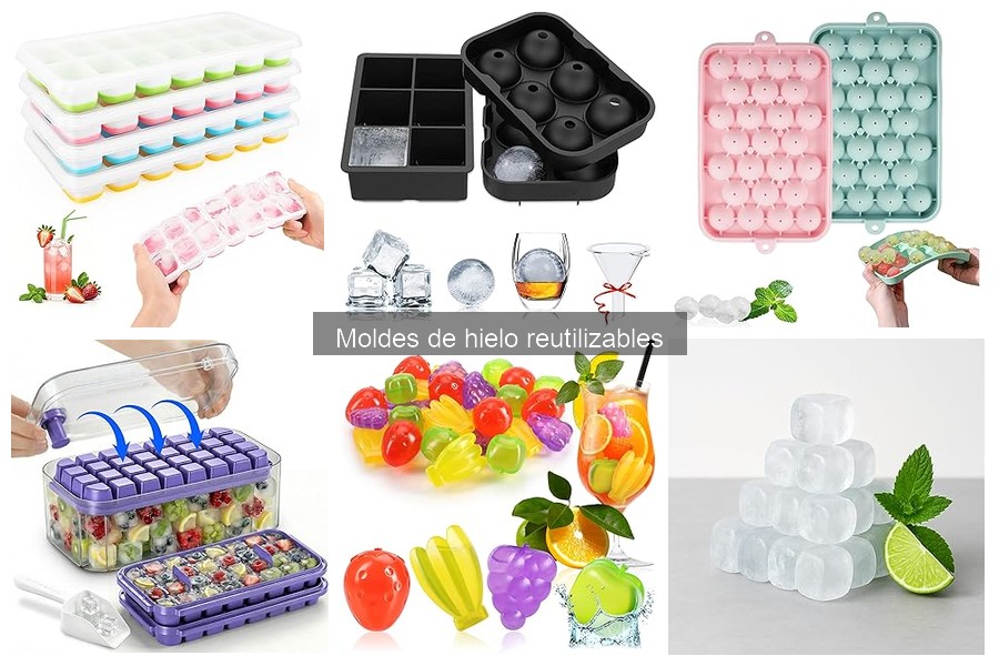 Guía de compra de moldes de hielo reutilizables