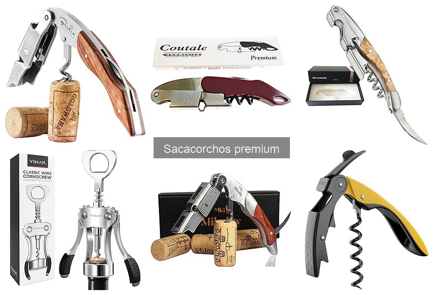 Guía de compra de sacacorchos premium para vino