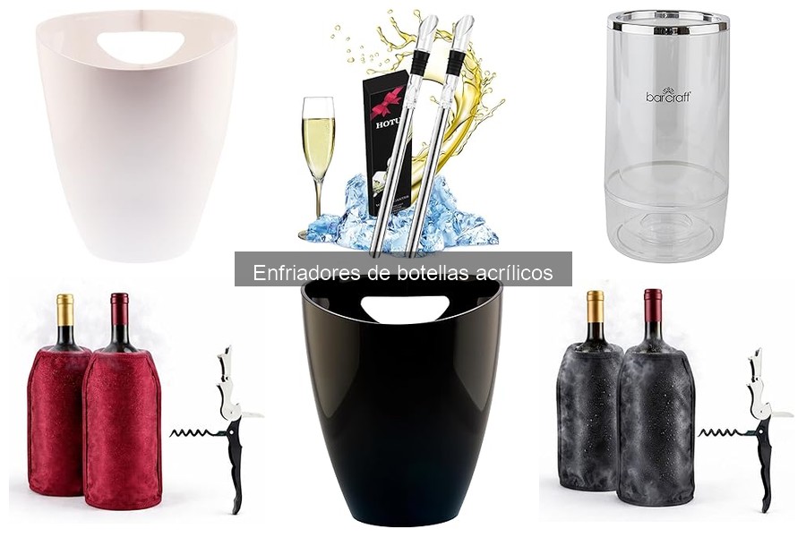 Guía de compra: Enfriadores de botellas acrílicos para tu bar