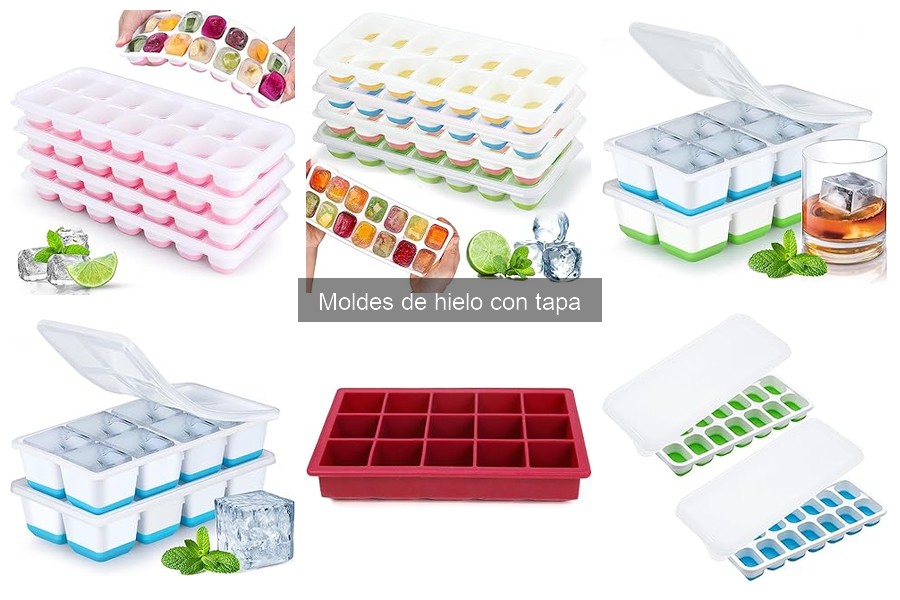 Guía de compra: Moldes de hielo con tapa ideales para tus bebidas