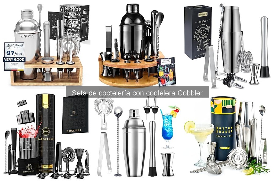 Guía de compra: Set de coctelería con coctelera Cobbler