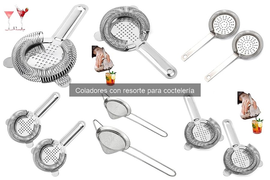 Guía para elegir el colador con resorte ideal para cocteles