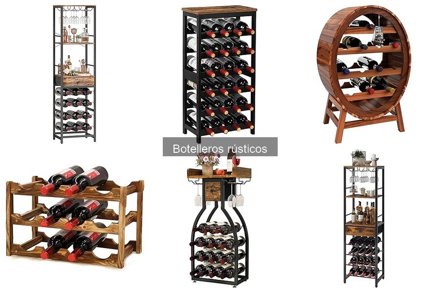 Guía para elegir el mejor botellero rústico para tu hogar