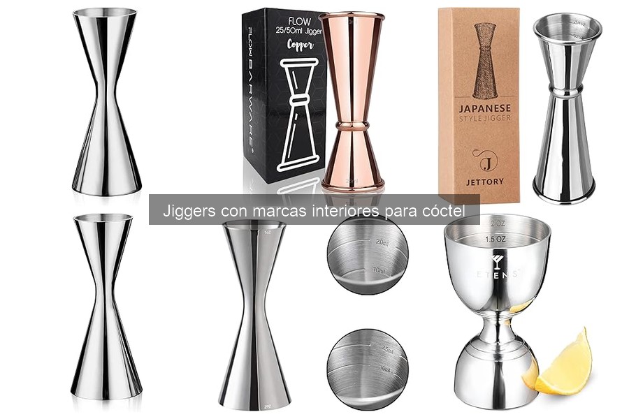 Guía para elegir el mejor jigger con marcas interiores