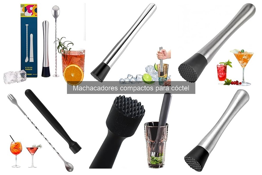 Guía para elegir el mejor machacador compacto para cócteles