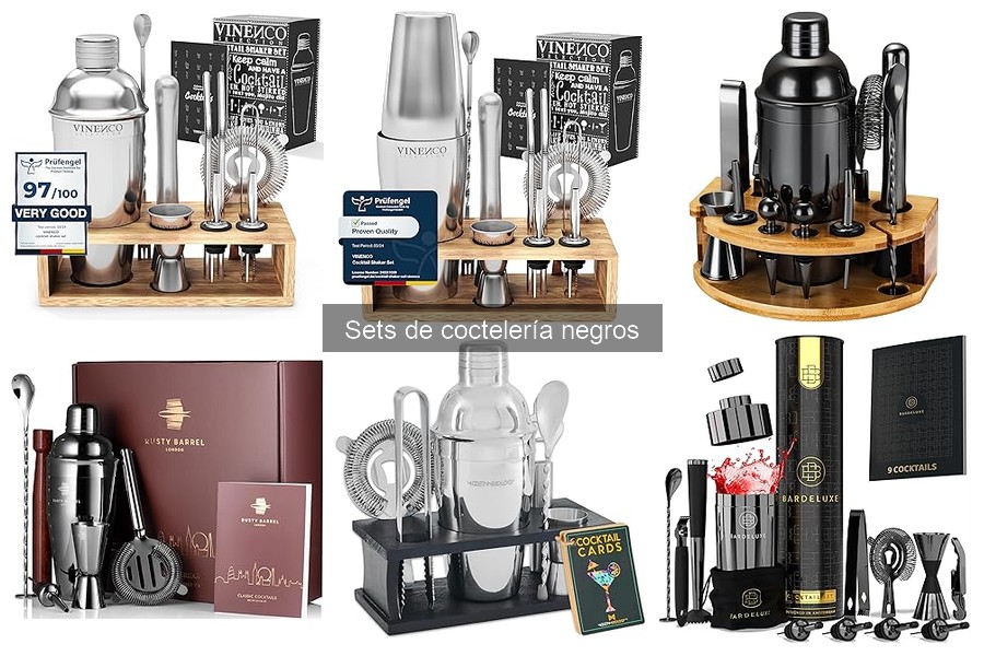 Guía para Elegir el Set de Coctelería Negro Ideal