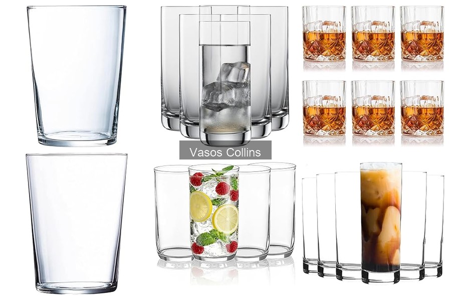 Guía para elegir el tamaño ideal de vasos Collins