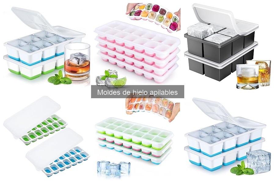 Guía para Elegir Moldes de Hielo Apilables para tu Bar