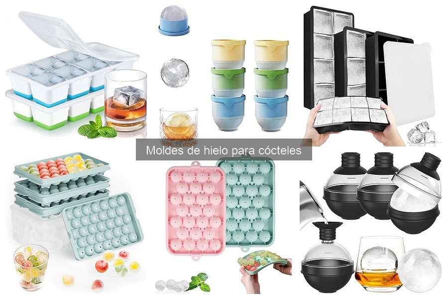 Guía para elegir moldes de hielo para cócteles