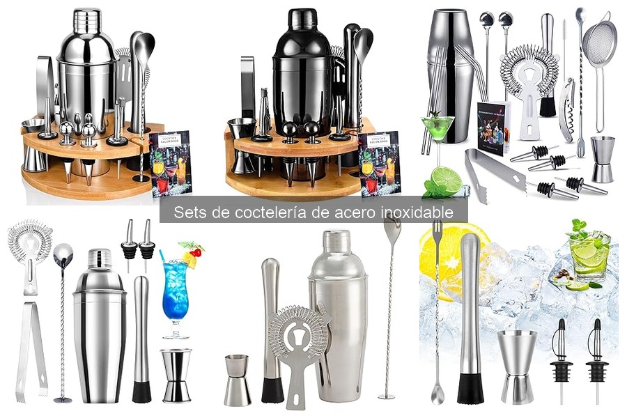 Guía para elegir un set de coctelería de acero inoxidable