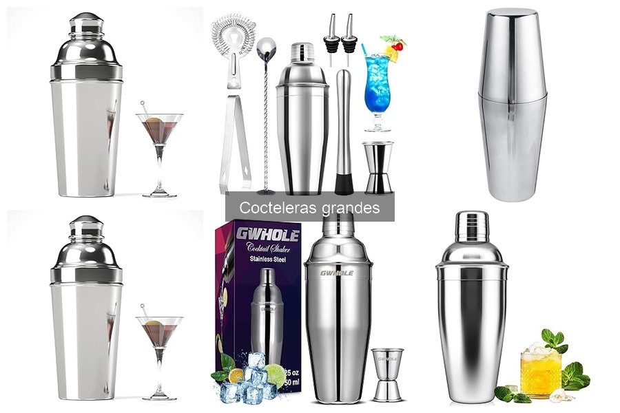 Guía para usar una coctelera grande de forma efectiva