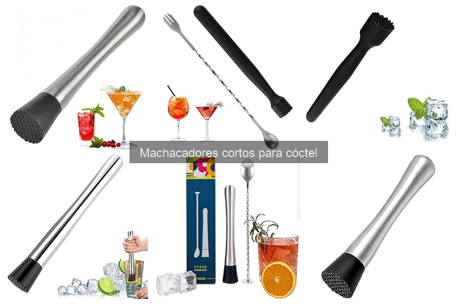Historia del machacador corto en la coctelería