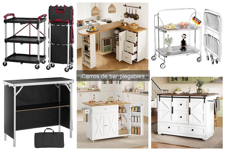 Ideas Creativas para Decorar con Carros de Bar Plegables