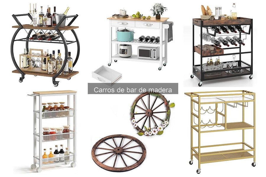 Ideas Creativas para Decorar tu Carro de Bar de Madera