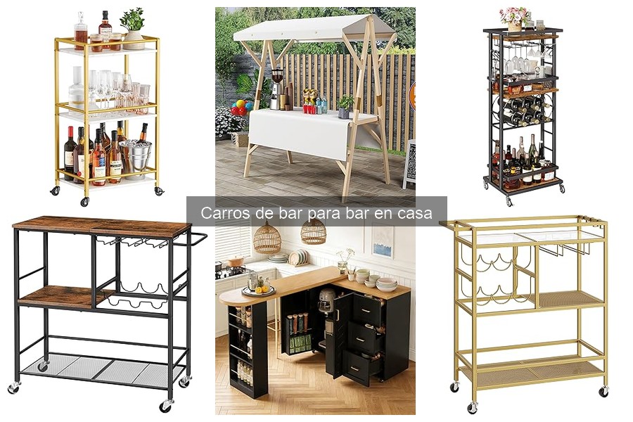 Ideas creativas para decorar tu carro de bar en casa