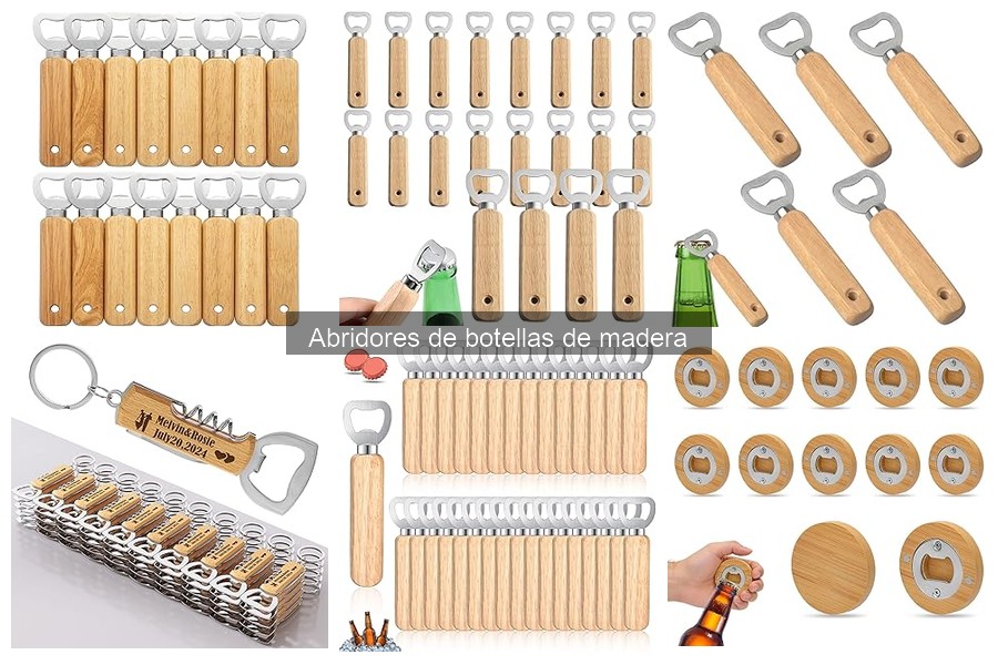 Ideas creativas para regalar abridores de botellas de madera