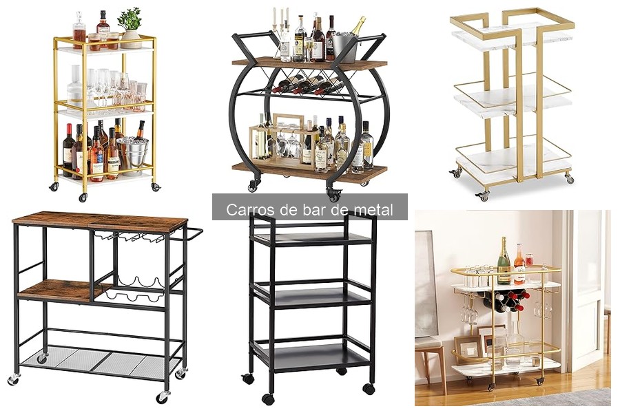 ** Ideas Creativas para Usar un Carro de Bar de Metal en Reuniones