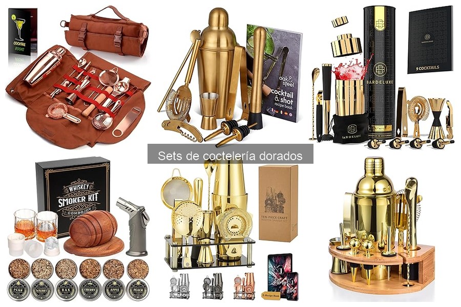 Ideas para Usar un Set de Coctelería Dorados en Eventos